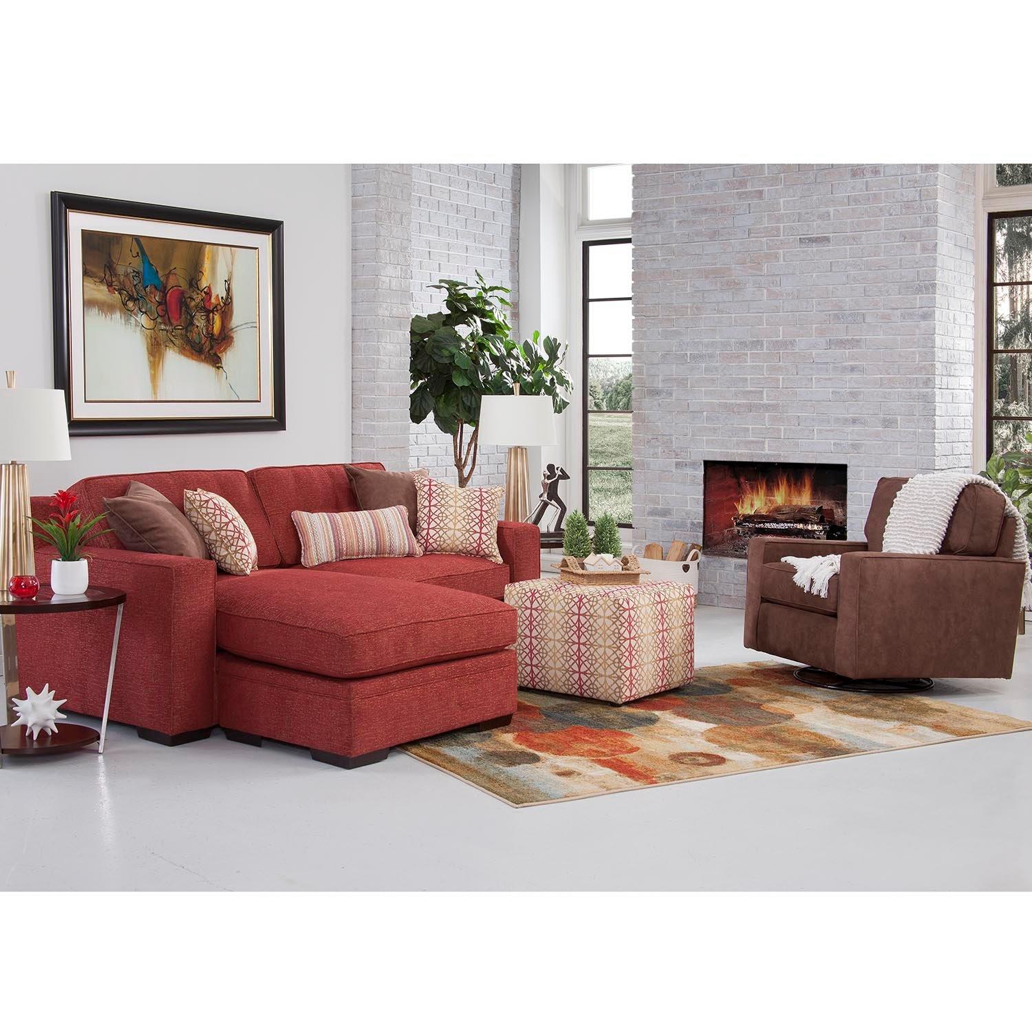 Sectional sofa best sale with glider